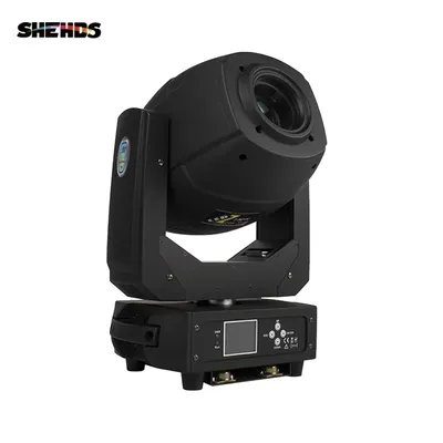 SHEHDS LED 230W Spot Moving Head Lighting with Zoom GOBO&Color Plate DMX Control for Disco Dj Bar