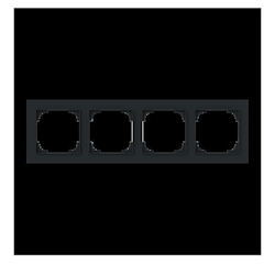 Busch-Jaeger Abdeckrahmen 4-fach 1724-45M 2CKA001754A4864 Image
