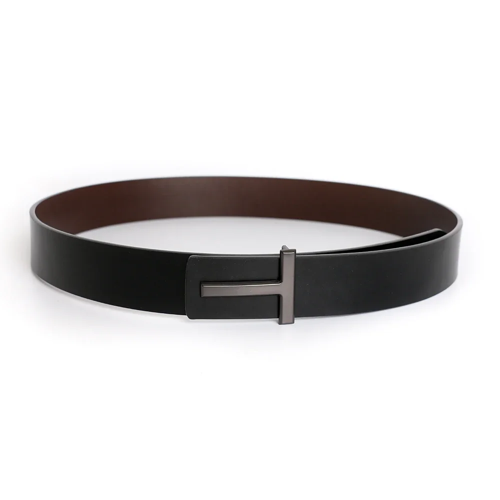 2024 Top Luxus Designer Marke Pin Schnalle T Gürtel Männer Hohe Qualität Frauen Echtes Echtes Leder Kleid Strap für Jeans Bund Image