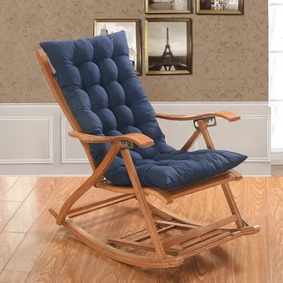 Thickened Lounge Chair Cushion, All Seasons Universal Rocking Chair Pad for Rattan Chairs and Tatamis, 18.9 x 47.2 Inches