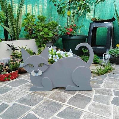 Garden Planters,Cute Dog Cat Animal Shaped Cartoon Flower Planter,Succulent Planter for Living Or Artificial Plants for Home Balcony,Garden Decoration