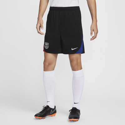 F.C. Barcelona Strike Men's Nike Dri-FIT Football Knit Shorts - Black - Polyester