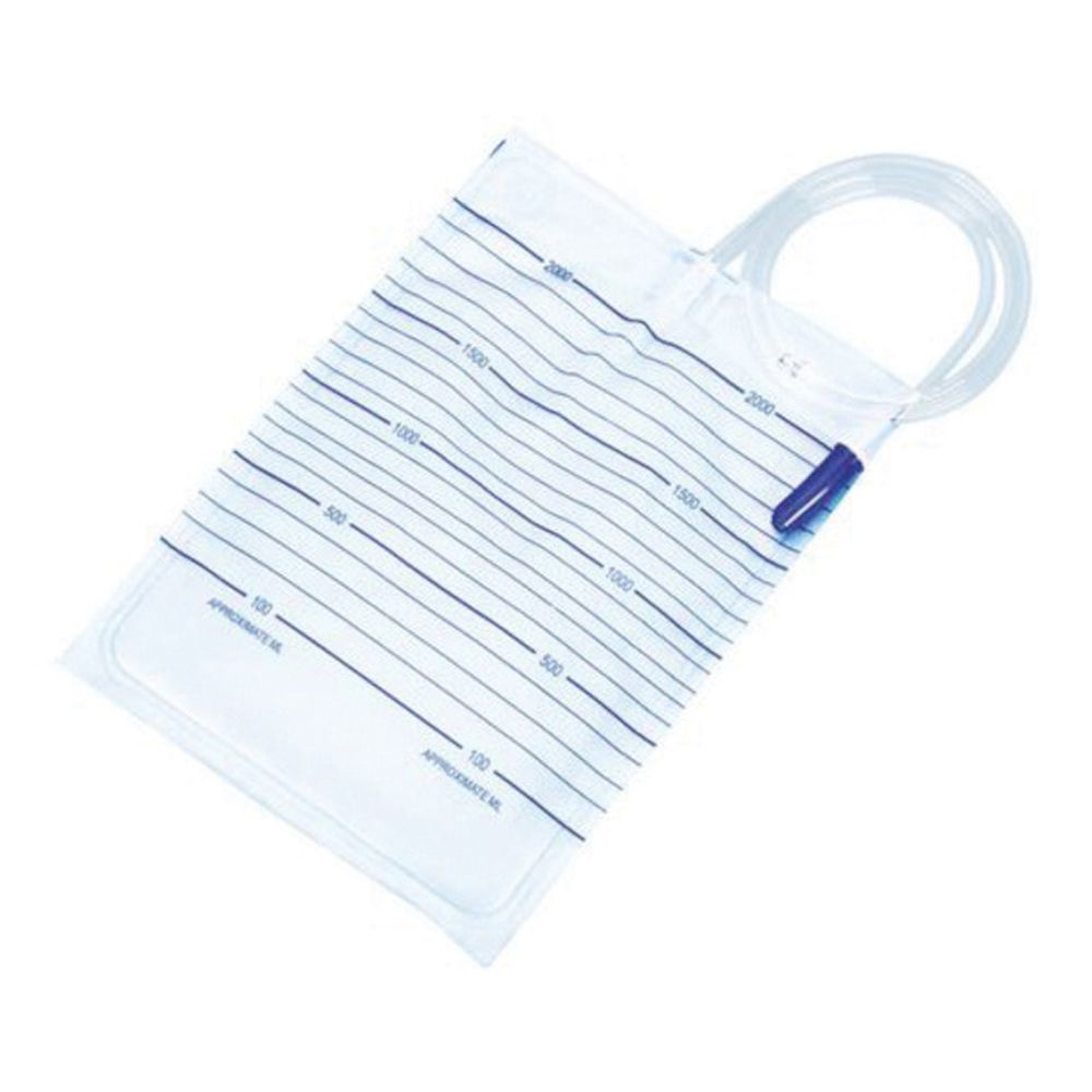 Farmacare Sacca Raccolta Urina con Scarico 2 Litri - Tubo 130 cm 10 pz