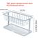 TEMU 1pc Multifunctional Plastic Sponge Drainer, Faucet Sink Organizer, Kitchen Countertop Cleaning Storage Holder, Home Household Utility Rack