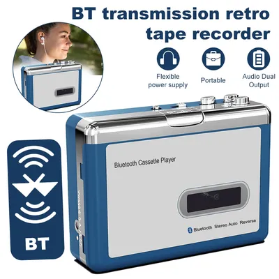 Bluetooth Kassette Übertragung Kassette Recorder Kassette Player Bluetooth Sender Stereo Musik Player Adapter zu MP3 Konverter