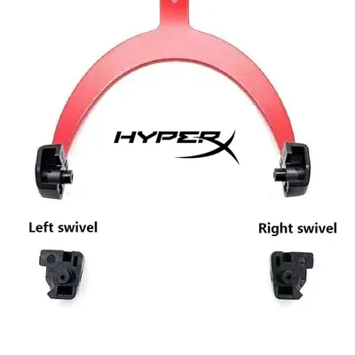Original Scharnierwirbel für HyperX Could II verkabelt/Could Core/Could Silver Kopfhörer Ersatz Reparatur Ersatzteile Image