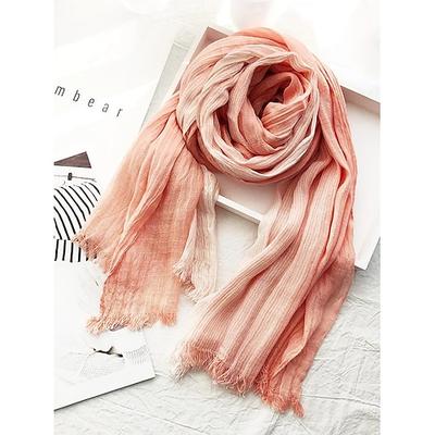 sciarpa leggera in cotone sfumato da uomo – accessorio di moda casual per outfit primaverili, autunnali e quotidiani