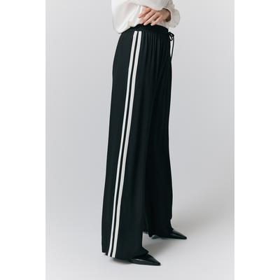 Ghost Mila Contrast Wide Leg Trousers