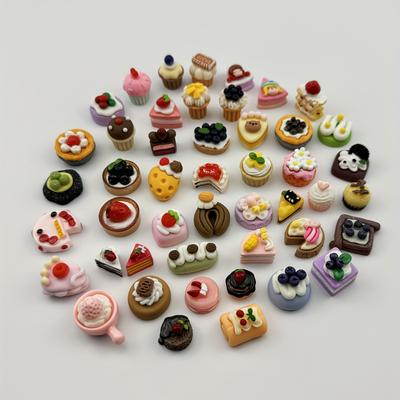 TEMU 10 Mini Cakes, Micro Food Models, Doll House Accessories, Doll Accessories, Children' House Ornaments Image