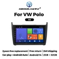 Android 2Din Autoradio Lettore Video Multimediale per Volkswagen VW POLO Berlina 6r 2012-2018 CarPlay Auto Navigazione GPS Autoradio