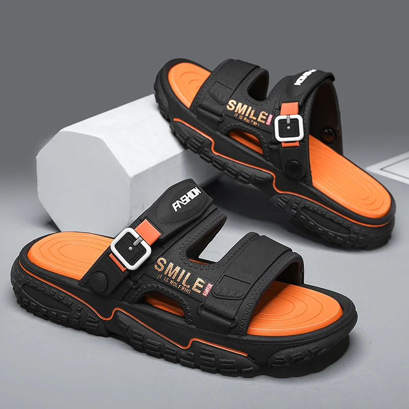 Mode Herren Sandalen Leichte Atem Hausschuhe Clogs Garten Schuhe Outdoor Strand Casual Schuhe Rutschfeste Walking Sport Flip Flops