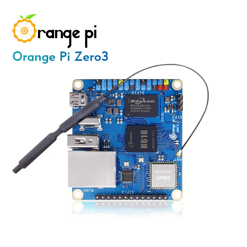 Orange Pi Zero 3 Allwinner H618 1/1.5/2/4 GB RAM DDR4 WiFi5 Bluetooth5.0 Mini-PC-Entwicklungsboard OPI Zero3 Image