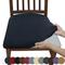Stuhlsitzbezüge, weicher Stuhlbezug für Esszimmerstühle, Stretch, abnehmbare Stuhlbezüge für Esszimmer, Küche, Samtsitzbezüge für Esszimmer