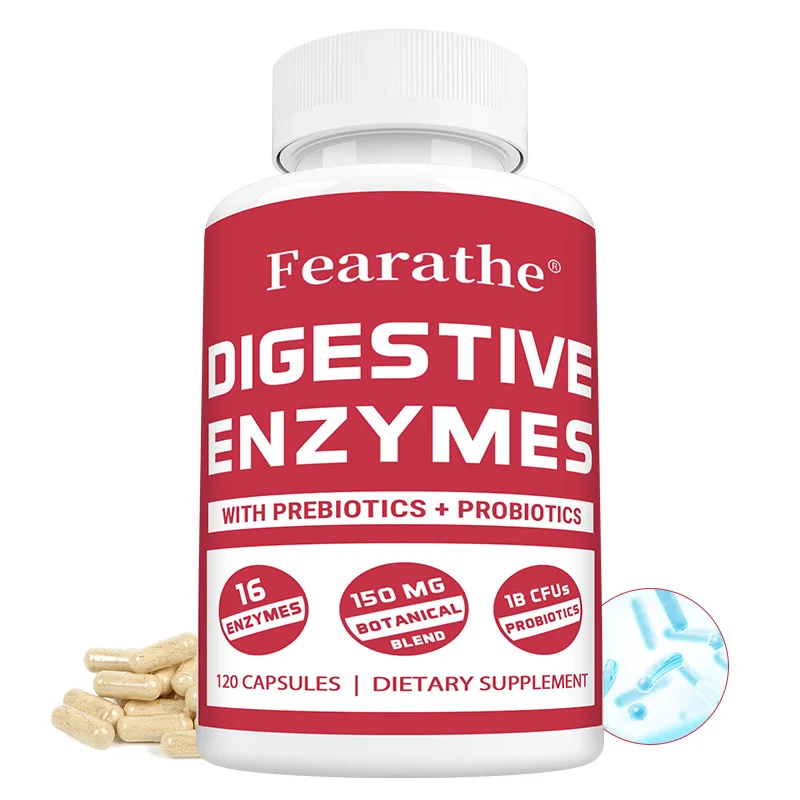 Digestive Enzyme Supplements,Probiotics & Prebiotics,Support Digestive Health,Gut Health, Nutrient Absorption for Men & Women