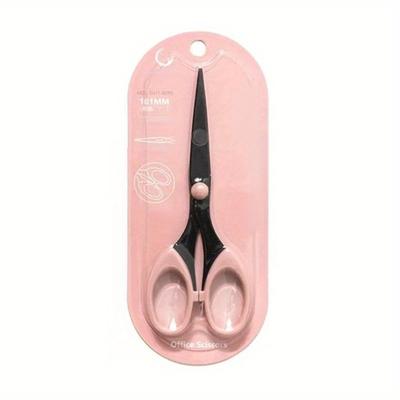 TEMU Stainless Steel Office Scissors, , Shears For Art, Diary, Album - Suitable For 14+, For School & Office Supplies Image