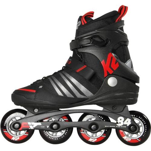 K2 Herren Inlineskates ""F.I.T. 84 Speed Alu"", Größe 44 in Schwarz/Rot