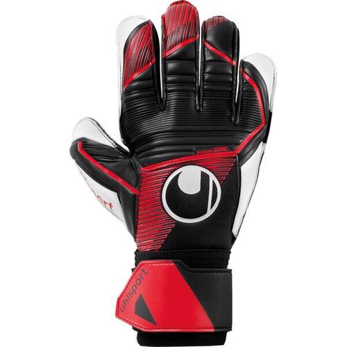 UHLSPORT Herren Handschuhe Powerline Soft Pro, Größe 7,5 in schwarz/rot/weiß