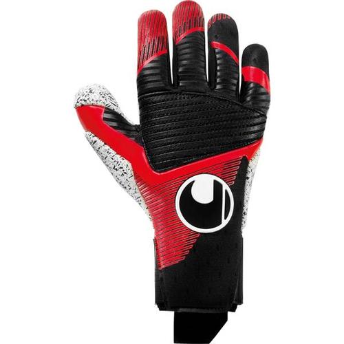 UHLSPORT Herren Handschuhe Powerline Supergrip+ Reflex, Größe 10 in schwarz/rot/weiß