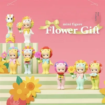 Hot Sonny Angel Blind Box Serie di fiori Giocattoli per bambini Angel Girls Candy House Series