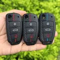 Custodia protettiva per chiave in silicone Shell per Audi A4 B7 A6 C6 4f 8v A3 8p A1 A3 Accessori Portachiavi remoto automatico Giacca a 3 pulsanti