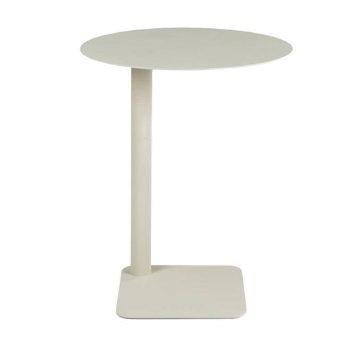 Beistelltisch Sofatisch in Beige aus Metall