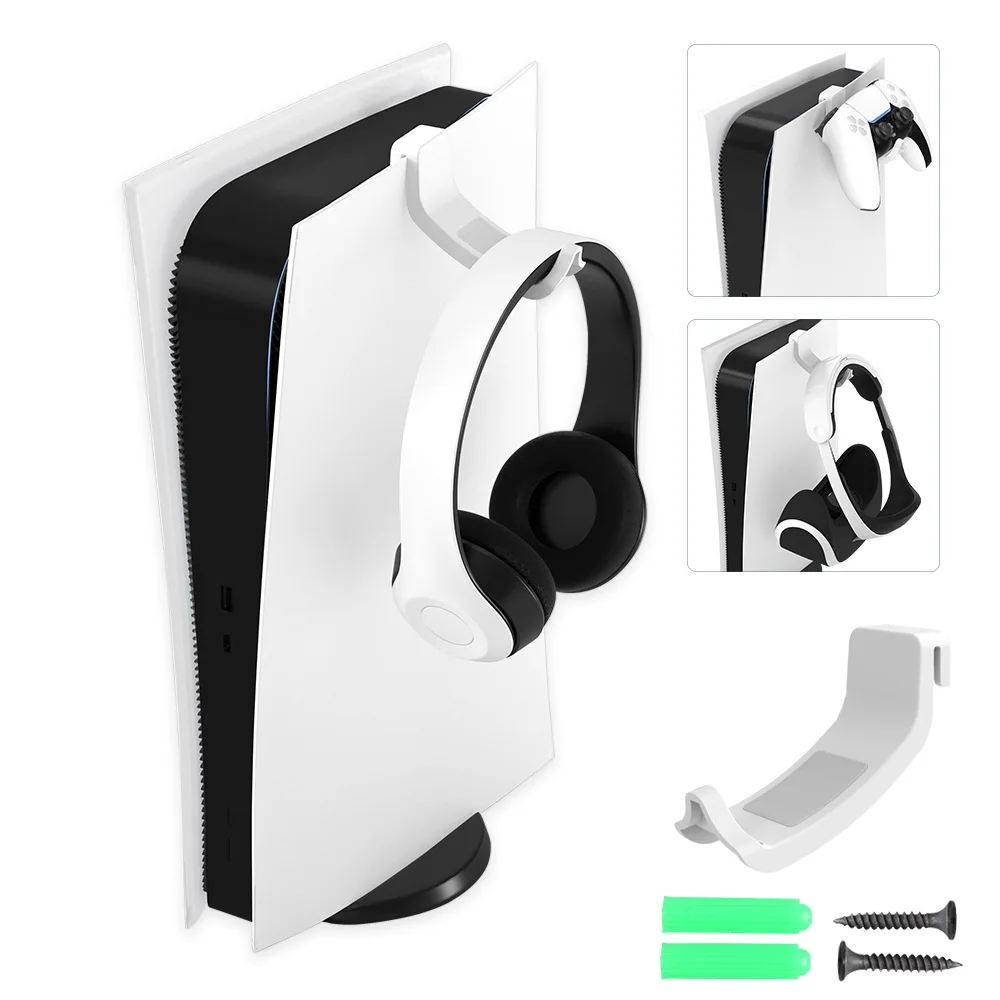 For PS5 Earphone Hook Holder For PlayStation 5 Game Console Hanging Bracket Headset Storage Rack Earphone Accessories