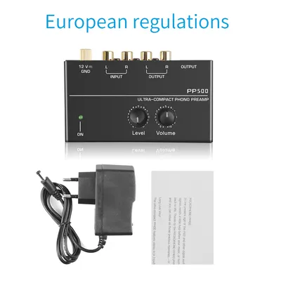 Phono-Vorverstärker, Vorverstärker, Vorverstärker mit Level-Lautstärkeregler, RCA-Eingang, Ausgang Image