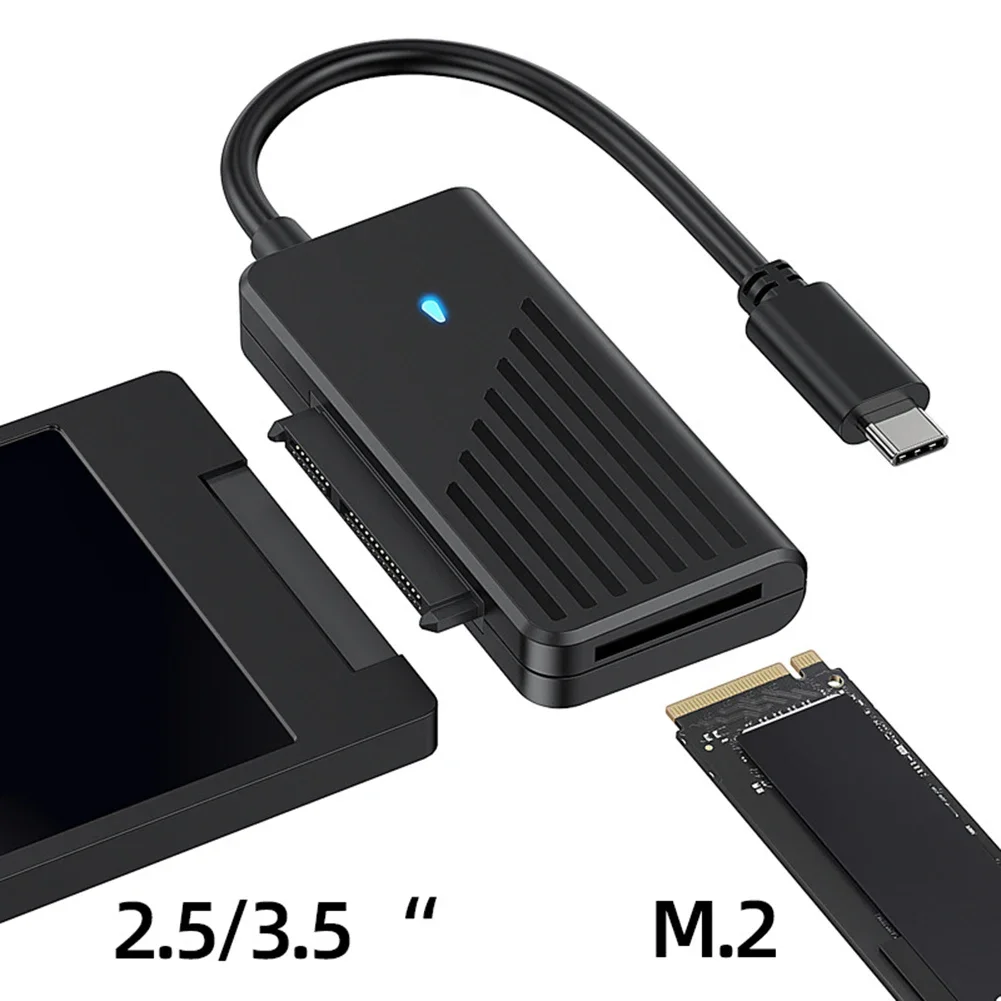 USB 3,0 zu Sata Adapter kabel m.2 ngff 2.5/3,5 Zoll SSD Festplatten adapter NVME Solid State Converter für Desktop-Laptop Image