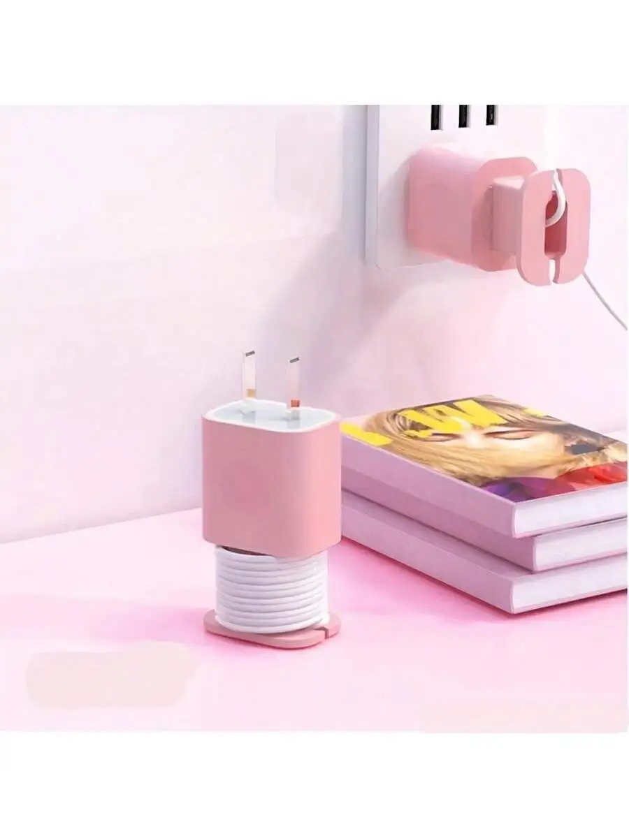 20 W/18 W Silikon-Kabel-Organizer und Schutz für USB-C-Schnellladegeräte, 1 Silikon-Kabel-Organizer-Box für Apple 20 W USB-C-Stromversorgung Image