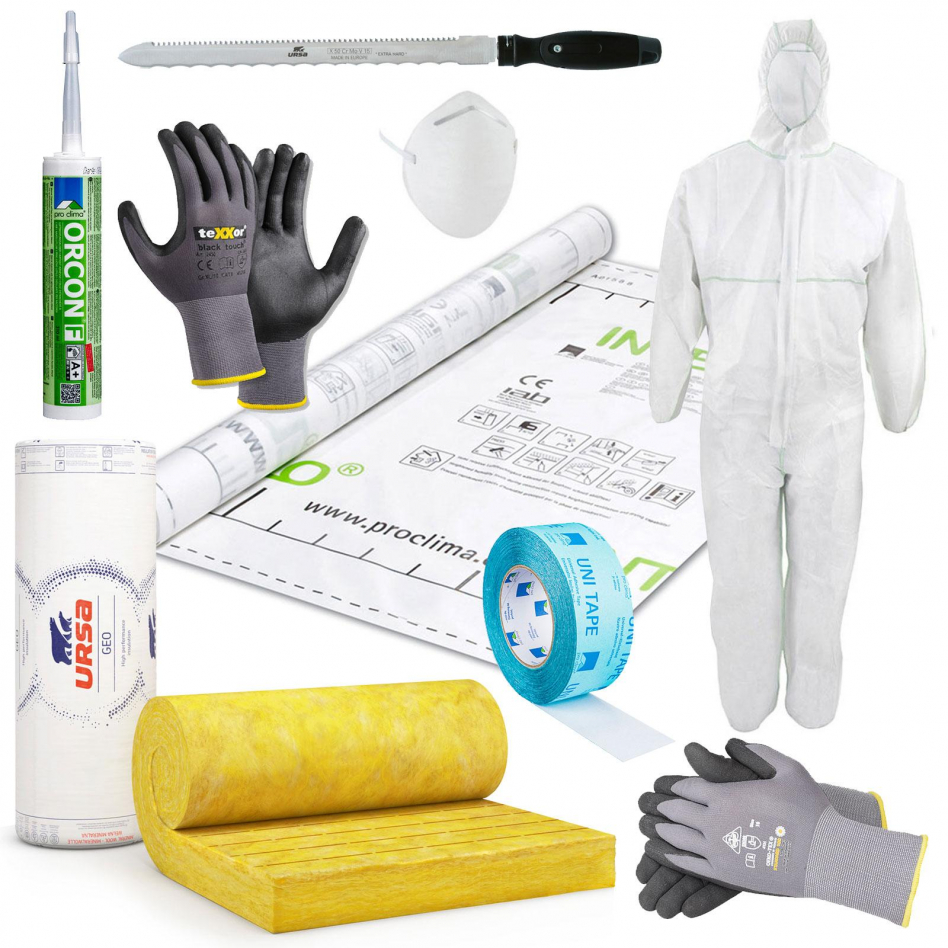 URSA Komplett-Set GEO SF 32 / 35 Spannfilz, 035, 120 mm,120 m² Fläche Image