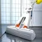 Squeeze Self-Draining Rubber Cotton Mop No-Wash Lazy Flat Mop Reusable Sponge Household Floor