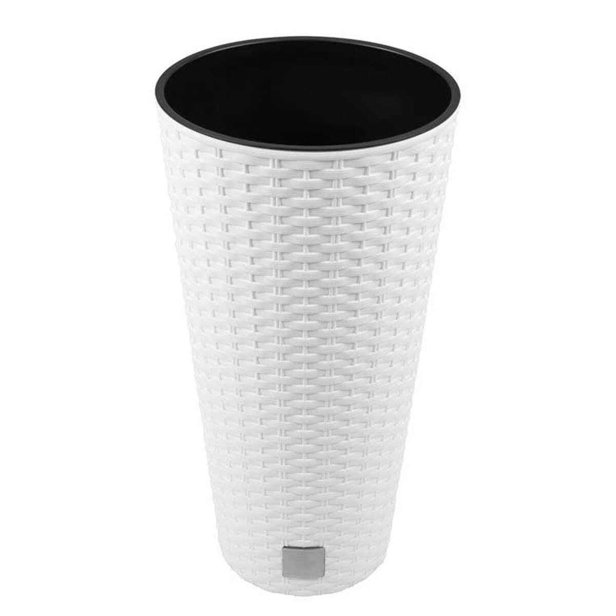 Prosperplast - Rato Pflanzentopf mit 27 Litern und Einsatz 30 x 30 x 57,2 cm in Weiß Image