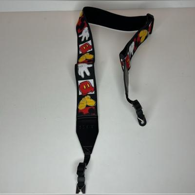 Disney Cameras, Photo & Video | Disney Mickey Mouse Body Parts Shoulder Camera Strap | Color: Black/Red | Size: Os