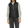 Steppweste S.OLIVER, Damen, Gr. 42, schwarz, Steppware, Obermaterial: 100% Polyester. Futter: 100% Polyester, Strukturmuster, casual, regular fit taillenbedeckt, Westen, mit Stehkragen