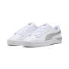 Sneaker PUMA "Jada Classic Aqua Metallics Sneakers Damen", Gr. 41, weiß peaceful blau silber metallic, Obermaterial: Synthetik; Futter: Textil; Innensohle: Textil; Laufsohle: Gummi, Schuhe