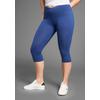 3/4-Hose KANGAROOS, Damen, Gr. 50, N-Gr, blau (marine), Jersey, Obermaterial: 95% Baumwolle, 5% Elasthan, sportlich, bequem 3/4-Länge, Hosen, Große Größen
