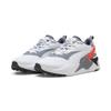 Golfschuh PUMA "GS-X Efekt Golfschuhe Erwachsene", Gr. 40, weiß gray tile rot blast, Obermaterial: Synthetik, Textil; Futter: Textil; Innensohle: Textil; Laufsohle: Gummi, Schuhe