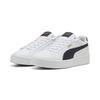 Sneaker PUMA "Court Classico Sneakers Erwachsene", Gr. 43, weiß new navy gold blau, Obermaterial: Synthetik, Textil; Futter: Textil; Innensohle: Textil; Laufsohle: Gummi, Schuhe