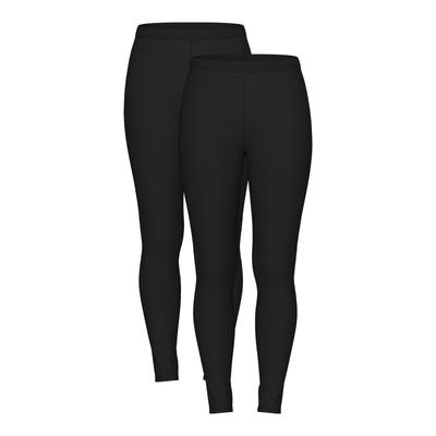 Leggings PIECES "PCAMELIA LEGGINGS 2-PACK NOOS BC", Damen, Gr. M (38), N-Gr, schwarz pack:2 pack schwarz, schwarz, Jersey, Obermaterial: 95% Baumwolle, 5% Elasthan, unifarben, modisch, figurbetont, Hosen Image