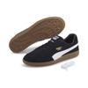 Sneaker PUMA "PUMA Handballschuhe Erwachsene", Gr. 41, bunt (schwarz, weiß gum beige), Obermaterial: Synthetik, Kuhleder; Futter: Synthetik; Innensohle: Textil; Laufsohle: Gummi, Schuhe