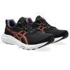 Laufschuh ASICS "GEL-CONTEND 9", Gr. 38, schwarz, coral reef, Textil, Synthetik, sportlich, Schuhe, mehr Dämpfung