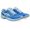 Indoorschuh ASICS "GEL-COURT HUNTER 3", Gr. 38, blau coast, weiß, Textil, Synthetik, sportlich, Schuhe