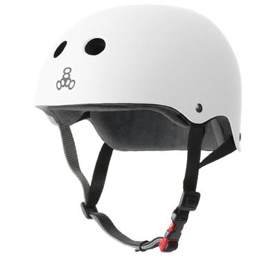 Triple Eight The Certified Sweatsaver Helmet - White Matte, Size Large/XLarge