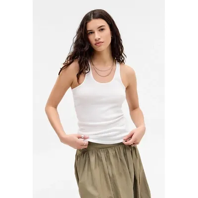 BDG MJ Tank Top - White XL at Urban Outfitters