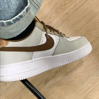 Nike Shoes | A Nike Shoes For Mens .Size Of Shoes Is 9.5 . Colour Is Brown And Whitee | Color: Brown/White | Size: 9.5