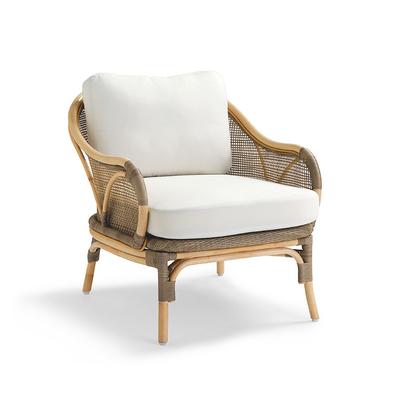 Leilani Seating Replacement Cushions - Bistro Chair, Standard, Outdoor Velvet Dove - Frontgate