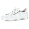 Keilsneaker GABOR "FLORENZ", Damen, Gr. 40, weiß, Kalbsleder, sportlich, Schuhe Sneaker, weich gepolstertem Schaftrand, Freizeitschuh, Halbschuh, Schnürschuh, Topseller