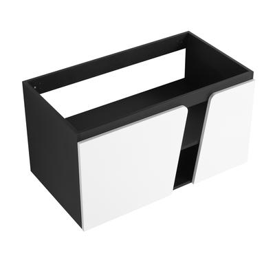 32 inch Floating Wall Mounted Bathroom Vanity and Soft Close Cabinet Door Only Vanity,without Basin