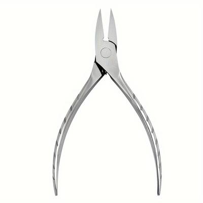 TEMU Large Size Nail Clipper For Ingrown Toenails, Stainless Steel Straight Blade, , , Toenail Care Set Image