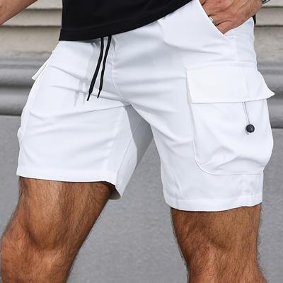 TEMU Men's Cargo Shorts With Multiple Pockets For Summer Image